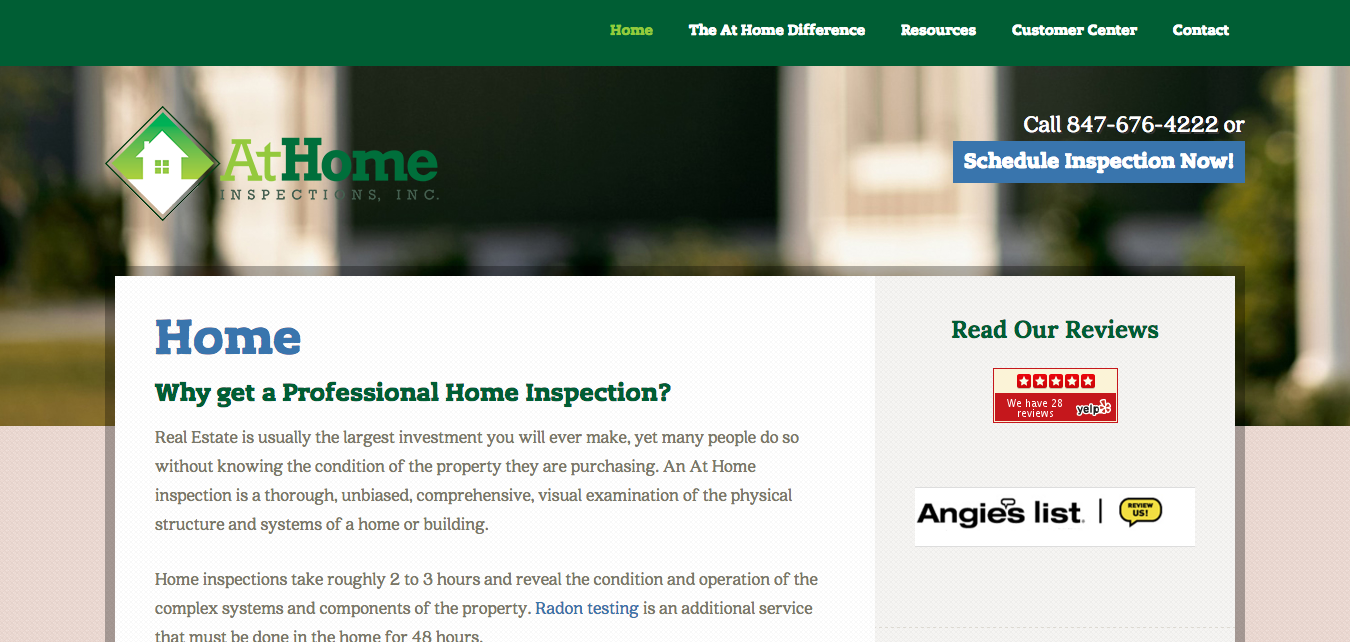 Home Inspector Website